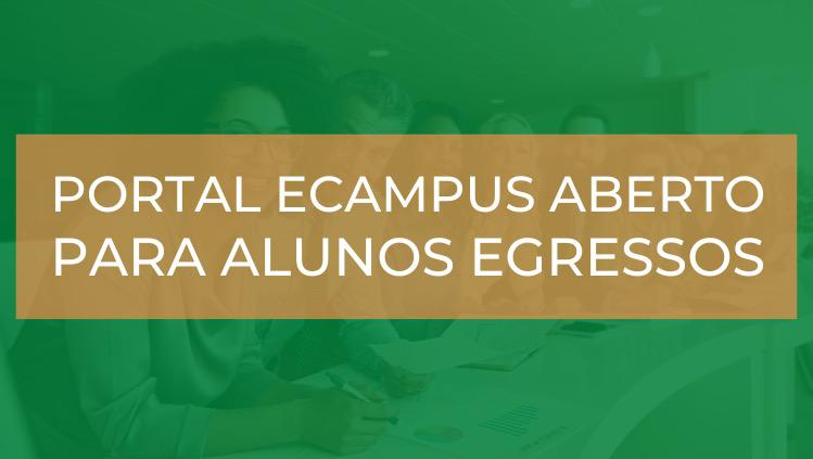 Egressos formados a partir de 2005/2 já podem retirar Histórico via Portal Ecampus